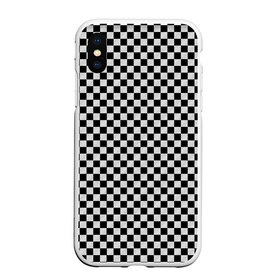 Чехол для iPhone XS Max матовый с принтом Checkerboard Color в Белгороде, Силикон | Область печати: задняя сторона чехла, без боковых панелей | checkerboard | gradient | бойчик | в клетку | в клеточку | градиент | клетка | музыка | орнамент | френдзона | шахматная доска | шашки