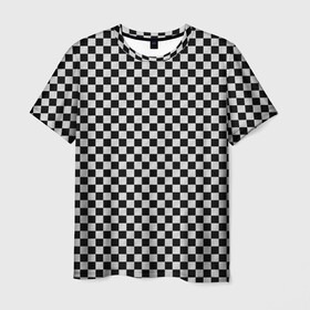 Мужская футболка 3D с принтом Checkerboard Color  в Белгороде, 100% полиэфир | прямой крой, круглый вырез горловины, длина до линии бедер | Тематика изображения на принте: checkerboard | gradient | бойчик | в клетку | в клеточку | градиент | клетка | музыка | орнамент | френдзона | шахматная доска | шашки