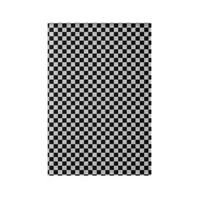 Обложка для паспорта матовая кожа с принтом Checkerboard Color  в Белгороде, натуральная матовая кожа | размер 19,3 х 13,7 см; прозрачные пластиковые крепления | Тематика изображения на принте: checkerboard | gradient | бойчик | в клетку | в клеточку | градиент | клетка | музыка | орнамент | френдзона | шахматная доска | шашки
