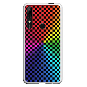 Чехол для Honor P Smart Z с принтом Checkerboard Color в Белгороде, Силикон | Область печати: задняя сторона чехла, без боковых панелей | checkerboard | gradient | бойчик | в клетку | в клеточку | градиент | клетка | музыка | орнамент | френдзона | шахматная доска | шашки