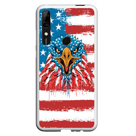 Чехол для Honor P Smart Z с принтом American Eagle в Белгороде, Силикон | Область печати: задняя сторона чехла, без боковых панелей | america | amerika | bird | eagle | flag | usa | америка | американский | орел | птица | соединенные | сша | флаг | штаты