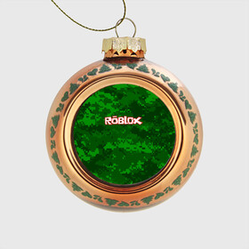 Стеклянный ёлочный шар с принтом ROBLOX в Белгороде, Стекло | Диаметр: 80 мм | game | gamer | logo | minecraft | roblox | simulator | игра | конструктор | лого | симулятор | строительство | фигура