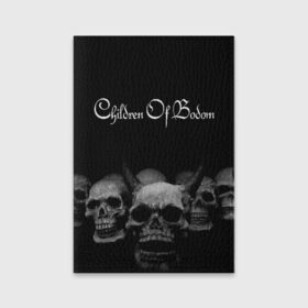 Обложка для паспорта матовая кожа с принтом Children of Bodom в Белгороде, натуральная матовая кожа | размер 19,3 х 13,7 см; прозрачные пластиковые крепления | Тематика изображения на принте: bodom | children | death | melodic | metal | алекси лайхо | дети бодома | мелодик дэт метал | метал