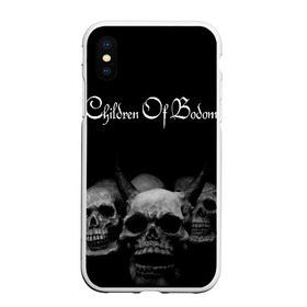 Чехол для iPhone XS Max матовый с принтом Children of Bodom в Белгороде, Силикон | Область печати: задняя сторона чехла, без боковых панелей | bodom | children | death | melodic | metal | алекси лайхо | дети бодома | мелодик дэт метал | метал