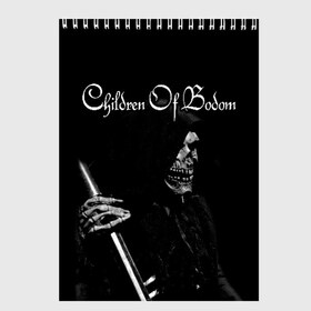 Скетчбук с принтом Children of Bodom в Белгороде, 100% бумага
 | 48 листов, плотность листов — 100 г/м2, плотность картонной обложки — 250 г/м2. Листы скреплены сверху удобной пружинной спиралью | bodom | children | death | melodic | metal | алекси лайхо | дети бодома | мелодик дэт метал | метал