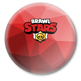 Значок с принтом Brawl Stars в Белгороде,  металл | круглая форма, металлическая застежка в виде булавки | brawl | bs | fails | leon | stars | supercell | tick | бой | босс | бравл | броубол | бс | герои | драка | звезд | осада | сейф | старс | цель