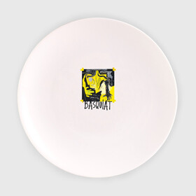 Тарелка с принтом BASQUIAT ARTIST в Белгороде, фарфор | диаметр - 210 мм
диаметр для нанесения принта - 120 мм | живопись | искусство | картина | художники | шедевры