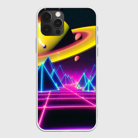 Чехол для iPhone 12 Pro Max с принтом САТУРН в Белгороде, Силикон |  | bright | colorful | cool | disco | music | music lover | retro | speaker | tape recorder | technique | vintage | винтаж | динамик | диско | магнитофон | меломан | музыка | неон | разноцветный | ретро | техника