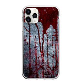 Чехол для iPhone 11 Pro Max матовый с принтом Кровь на металле в Белгороде, Силикон |  | blood | bloody | horror | texture | абстракция | брызги | в крови | краска | красная краска | кровавая | кровь | текстура | ужас