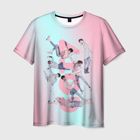 Мужская футболка 3D с принтом GOT7 в Белгороде, 100% полиэфир | прямой крой, круглый вырез горловины, длина до линии бедер | bambam | eyes on you | got 7 | got7 | jb | jinyoung | k pop | youngjae | yugyeom | гот7 гот 7 | к поп