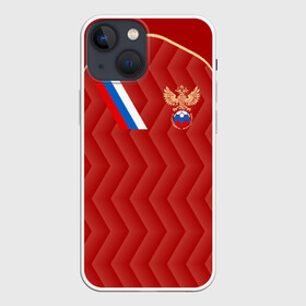 Чехол для iPhone 13 mini с принтом Футбольный союз в Белгороде,  |  | болельщик | ворота | вратарь | гол | игра | матч | мяч | россия | сборная | спорт | фанат | футбол | чемпионат