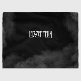 Плед 3D с принтом Led Zeppelin в Белгороде, 100% полиэстер | закругленные углы, все края обработаны. Ткань не мнется и не растягивается | led zeppelin | лед зеппелин