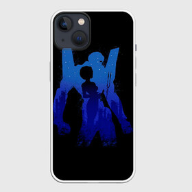 Чехол для iPhone 13 с принтом Боевой робот Евангелион синий в Белгороде,  |  | angel | eva | evangelion | neon genesis evangelion | nerv | аска лэнгли сорью | ева | евангелион | мисато кацураги | рей аянами | синдзи