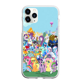 Чехол для iPhone 11 Pro матовый с принтом MY LITTLE PONY в Белгороде, Силикон |  | my little pony | pinkie pie | scootaloo | spike | sweaty balls | искорка | крошка бель | маленькие пони | мульфтфильм | пони | скутолу | эппл блум