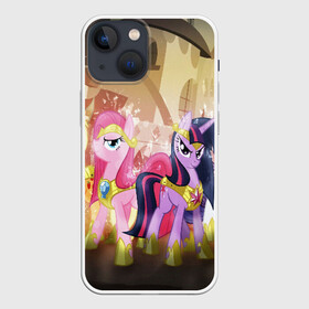 Чехол для iPhone 13 mini с принтом PONY в Белгороде,  |  | my little pony | pinkie pie | scootaloo | spike | sweaty balls | искорка | крошка бель | маленькие пони | мульфтфильм | пони | скутолу | эппл блум