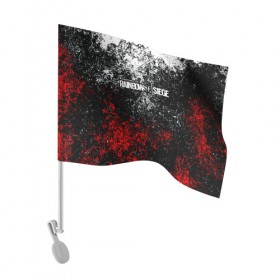 Флаг для автомобиля с принтом RAINBOW SIX в Белгороде, 100% полиэстер | Размер: 30*21 см | action | game | rainbow six siege | tom clancys | игры | осада | радуга | радуга 6 | том кленси | шутер