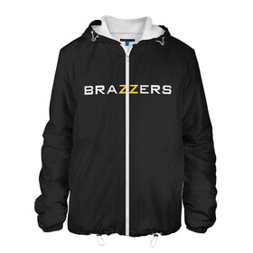 Мужская куртка 3D с принтом Вrazzers crew (двухсторонняя) в Белгороде, ткань верха — 100% полиэстер, подклад — флис | прямой крой, подол и капюшон оформлены резинкой с фиксаторами, два кармана без застежек по бокам, один большой потайной карман на груди. Карман на груди застегивается на липучку | brazers | brazzers | brazzers crew | бразерс | браззерс