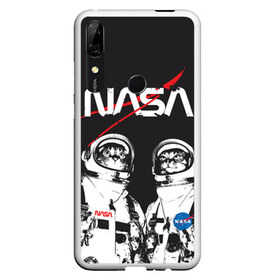 Чехол для Honor P Smart Z с принтом Nasa cats austronaut в Белгороде, Силикон | Область печати: задняя сторона чехла, без боковых панелей | cats austronaut | nasa | space | космос | кот космонавт | наса | насса