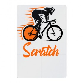 Магнитный плакат 2Х3 с принтом Scratch в Белгороде, Полимерный материал с магнитным слоем | 6 деталей размером 9*9 см | bicycle racer | bicycling | bike | helmet | race | scratch | speed | sportsman | trek | велогонка | велогонщик | велосипед | гонка | скорость | спортсмен | трек | шлем
