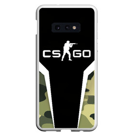 Чехол для Samsung S10E с принтом CSGO Camouflage в Белгороде, Силикон | Область печати: задняя сторона чехла, без боковых панелей | conter | counter | cs go | csgo | global | offensive | strike | контер | кс го | ксго | страйк