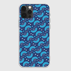 Чехол для iPhone 12 Pro Max с принтом Fire performer pattern blue в Белгороде, Силикон |  | double staff | fan | fire fans | fire show | flow art | poi | spin | веера | дабл стафф | даблы | жонглер | пои | спиннер | фаер шоу | фаерщик