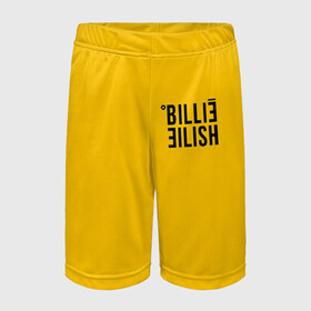 Детские спортивные шорты 3D с принтом BILLIE EILISH (как в bad guy) в Белгороде,  100% полиэстер
 | пояс оформлен широкой мягкой резинкой, ткань тянется
 | all | asleep | bad | bellyache | billie | dont | eilish | eyes | fall | guy | logo | music | ocean | reserved | singer | smile | when | yellow | айлиш | били | билли | бэрд | желтая | желтый | лого | музыка | пайрат | певица | эйлиш