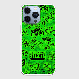 Чехол для iPhone 13 Pro с принтом Billie Eilish Graffiti glow в Белгороде,  |  | billie | eilish | glow | graffiti | grunge | айлиш | билли | граффити | кислота | татуировки