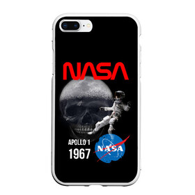 Чехол для iPhone 7Plus/8 Plus матовый с принтом Nasa Apollo 1 1967 в Белгороде, Силикон | Область печати: задняя сторона чехла, без боковых панелей | Тематика изображения на принте: apollo 1 | apollon 1 | apolon 1 | nasa | аполлон 1 | аполон 1 | наса | насса