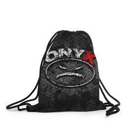 Рюкзак-мешок 3D с принтом Onyx в Белгороде, 100% полиэстер | плотность ткани — 200 г/м2, размер — 35 х 45 см; лямки — толстые шнурки, застежка на шнуровке, без карманов и подкладки | fredro starr | onyx | rap | sonny seeza | sticky fingaz | оникс | рэп