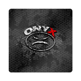 Магнит виниловый Квадрат с принтом Onyx в Белгороде, полимерный материал с магнитным слоем | размер 9*9 см, закругленные углы | Тематика изображения на принте: fredro starr | onyx | rap | sonny seeza | sticky fingaz | оникс | рэп