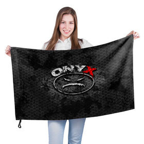 Флаг 3D с принтом Onyx в Белгороде, 100% полиэстер | плотность ткани — 95 г/м2, размер — 67 х 109 см. Принт наносится с одной стороны | fredro starr | onyx | rap | sonny seeza | sticky fingaz | оникс | рэп