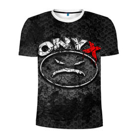 Мужская футболка 3D спортивная с принтом Onyx в Белгороде, 100% полиэстер с улучшенными характеристиками | приталенный силуэт, круглая горловина, широкие плечи, сужается к линии бедра | fredro starr | onyx | rap | sonny seeza | sticky fingaz | оникс | рэп