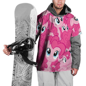 Накидка на куртку 3D с принтом PINK PONY в Белгороде, 100% полиэстер |  | my little pony | pinkie pie | scootaloo | spike | sweaty balls | искорка | крошка бель | маленькие пони | мульфтфильм | пони | скутолу | эппл блум