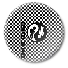 Значок с принтом billie eilish в Белгороде,  металл | круглая форма, металлическая застежка в виде булавки | billie | billie eilish | eilish | pop | айлиш | билли | инди поп | поп