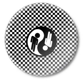 Значок с принтом billie eilish в Белгороде,  металл | круглая форма, металлическая застежка в виде булавки | billie | billie eilish | eilish | pop | айлиш | билли | инди поп | поп