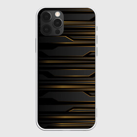 Чехол для iPhone 12 Pro Max с принтом Futuristic technology lines в Белгороде, Силикон |  | abstract | art | geometry | lights | lines | stripe | technology | абстрактный | абстракция | арт | геометрия | линии | полосы
