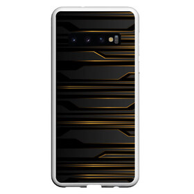 Чехол для Samsung Galaxy S10 с принтом Futuristic technology lines в Белгороде, Силикон | Область печати: задняя сторона чехла, без боковых панелей | abstract | art | geometry | lights | lines | stripe | technology | абстрактный | абстракция | арт | геометрия | линии | полосы