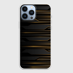 Чехол для iPhone 13 Pro Max с принтом Futuristic technology lines в Белгороде,  |  | abstract | art | geometry | lights | lines | stripe | technology | абстрактный | абстракция | арт | геометрия | линии | полосы