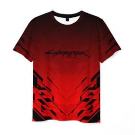 Мужская футболка 3D с принтом CYBERPUNK 2077 (КАПЮШОН) в Белгороде, 100% полиэфир | прямой крой, круглый вырез горловины, длина до линии бедер | cd project red | cyberpunk 2077 | keanu reeves | samurai | киану ривз | киберпанк 2077 | самураи