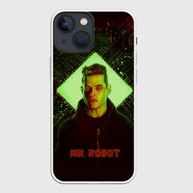 Чехол для iPhone 13 mini с принтом Мистер Робот в Белгороде,  |  | mr. robot | мистер робот | сериал | фильм | хакер | элиот | эллиот