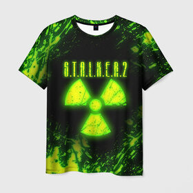 Мужская футболка 3D с принтом S.T.A.L.K.E.R. 2 в Белгороде, 100% полиэфир | прямой крой, круглый вырез горловины, длина до линии бедер | bandit | chernobyl | pripyat | s.t.a.l.k.e.r. 2 | shadow of chernobyl | stalker | stalker 2 | бандиты | меченый | припять | сталкер | сталкер 2 | тени чернобыля | чернобыль | чистое небо