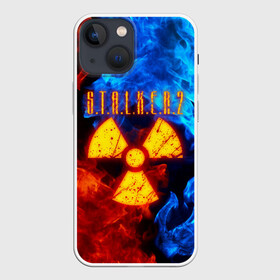 Чехол для iPhone 13 mini с принтом S.T.A.L.K.E.R. 2 в Белгороде,  |  | bandit | chernobyl | pripyat | s.t.a.l.k.e.r. 2 | shadow of chernobyl | stalker | stalker 2 | бандиты | меченый | припять | сталкер | сталкер 2 | тени чернобыля | чернобыль | чистое небо