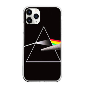 Чехол для iPhone 11 Pro матовый с принтом PINK FLOYD в Белгороде, Силикон |  | Тематика изображения на принте: music | pink floyd | the dark side of the moon | космос | луна | музыка | пинк флойд | призма | рок | треугольник | триангулярная призма