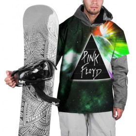 Накидка на куртку 3D с принтом PINK FLOYD в Белгороде, 100% полиэстер |  | Тематика изображения на принте: music | pink floyd | the dark side of the moon | космос | луна | музыка | пинк флойд | призма | рок | треугольник | триангулярная призма