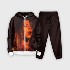 Детский костюм 3D с принтом BILLIE EILISH в Белгороде,  |  | all | asleep | bad | bellyache | billie | blohsh | dont | eilish | eyes | fall | guy | logo | music | ocean | singer | smile | when | айлиш | били | билли | бэрд | лого | музыка | пайрат | певица | символ | эйлиш