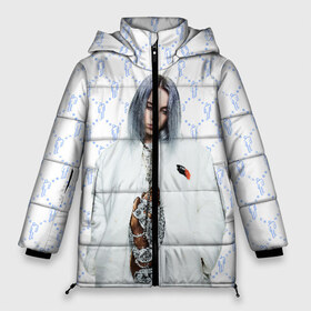 Женская зимняя куртка 3D с принтом BILLIE EILISH в Белгороде, верх — 100% полиэстер; подкладка — 100% полиэстер; утеплитель — 100% полиэстер | длина ниже бедра, силуэт Оверсайз. Есть воротник-стойка, отстегивающийся капюшон и ветрозащитная планка. 

Боковые карманы с листочкой на кнопках и внутренний карман на молнии | all | asleep | bad | bellyache | billie | blohsh | dont | eilish | eyes | fall | guy | logo | music | ocean | singer | smile | when | айлиш | били | билли | бэрд | лого | музыка | пайрат | певица | символ | эйлиш
