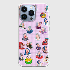 Чехол для iPhone 13 Pro с принтом Billie Eilish sticker в Белгороде,  |  | billie | eilish | айлиш | билли | стикеры