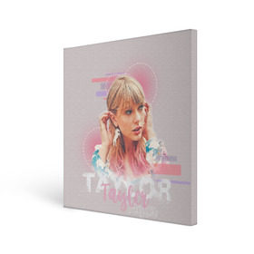 Холст квадратный с принтом Taylor Swift в Белгороде, 100% ПВХ |  | Тематика изображения на принте: lover | me | new album | reputation | swift | taylor | taylor swift | музыка | новый альбом | свифт | тей | тейлор | тейлор свифт