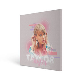 Холст квадратный с принтом Taylor Swift в Белгороде, 100% ПВХ |  | lover | me | new album | reputation | swift | taylor | taylor swift | музыка | новый альбом | свифт | тей | тейлор | тейлор свифт