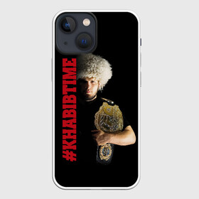 Чехол для iPhone 13 mini с принтом KHABIB TIME в Белгороде,  |  | 242 | eagle | habib | khabib | mma | nurmagomedov | sport | the | ufc | wins | боевые | боец | бой | искусства | мма | нурмагомедов | орел | победил | победитель | самбо | спорт | уфц | хабиб | чемпион